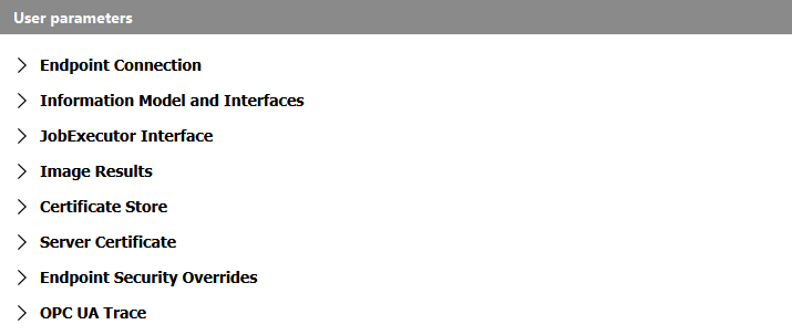 Configuring the OPC UA Server