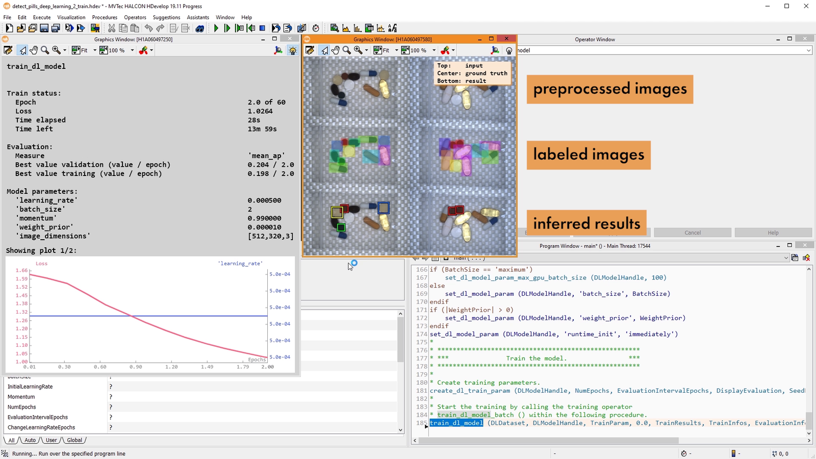 Screenshot deep-learning-based object detection train a model