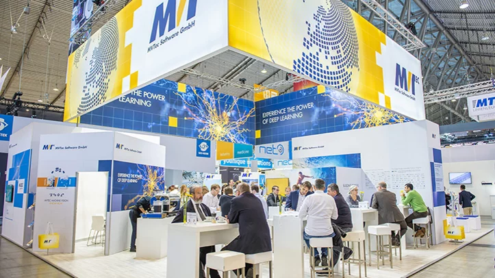 MVTec booth at trade fairs