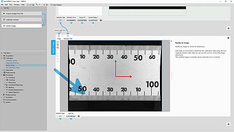 Preview image: Calibrated Measurement with MVTec MERLIC