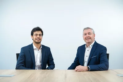 Martin Delabre left and Marc Dumont right The MVTec employees in France