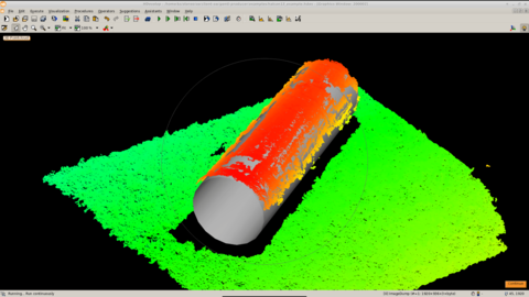Screenshot -  3D Object Processing with HALCON 13 and Nerian SP1