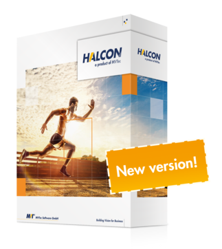 [Translate to Deutsch:] HALCON's software box version 21.05