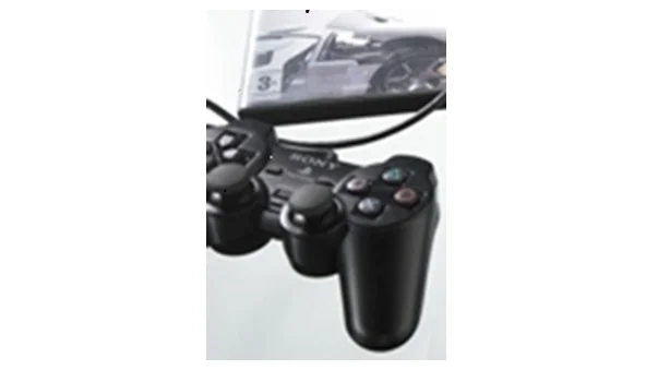 PlayStation 2 controller used as an input device reference in the inspection system context.