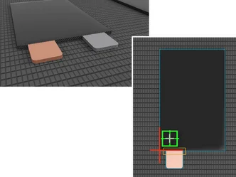 Electrode sheet position detection & stacking alignment with MVTec software.
