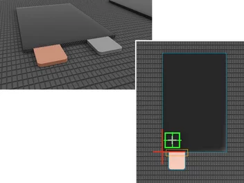 Electrode sheet position detection & stacking alignment with MVTec software.