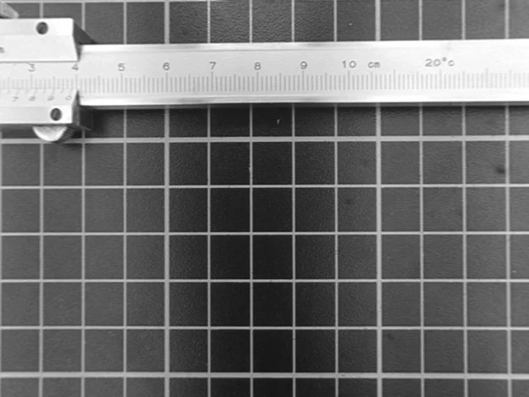 After correcting the lens distortion.