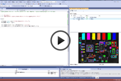 Watch this video tutorial about the integration of HDevelop code into a C++ application using the HDevelop Library Project Export.