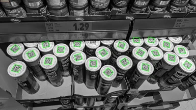 QR code detection on retail packaging wit machine vision software