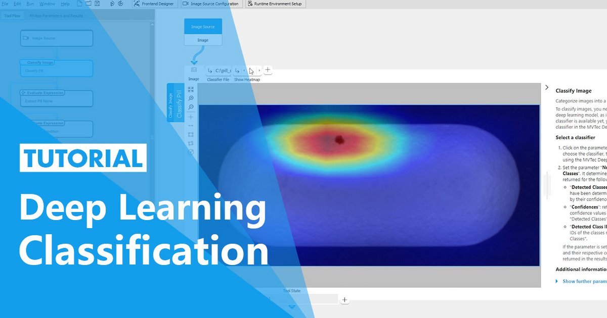 Deep Learning Classification with MVTec MERLIC