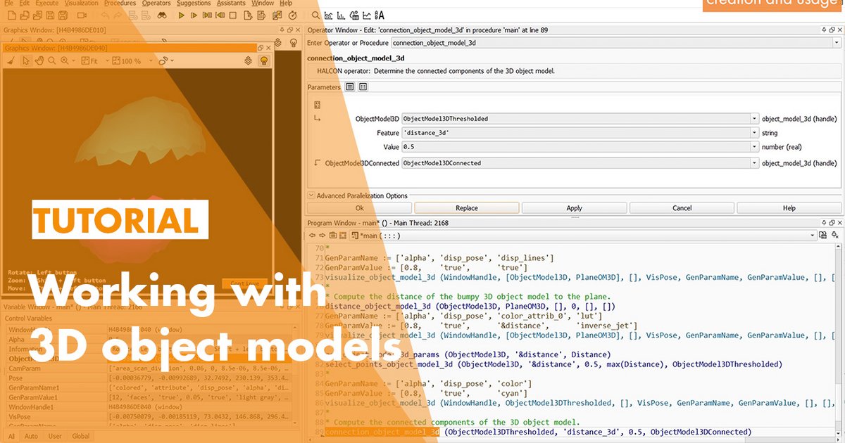 Working with 3D Object Models in HALCON