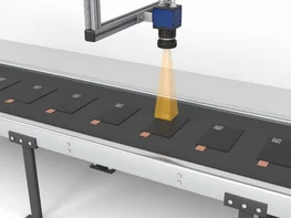 Data matrix code reading with MVTec software.