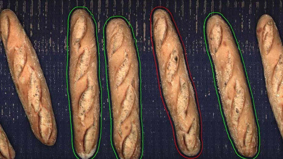 quality control of bread with machine vision software