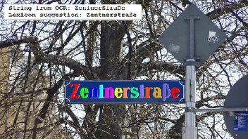 Syntactic and lexicon-based auto correction with OCR in MVTec HALCON.