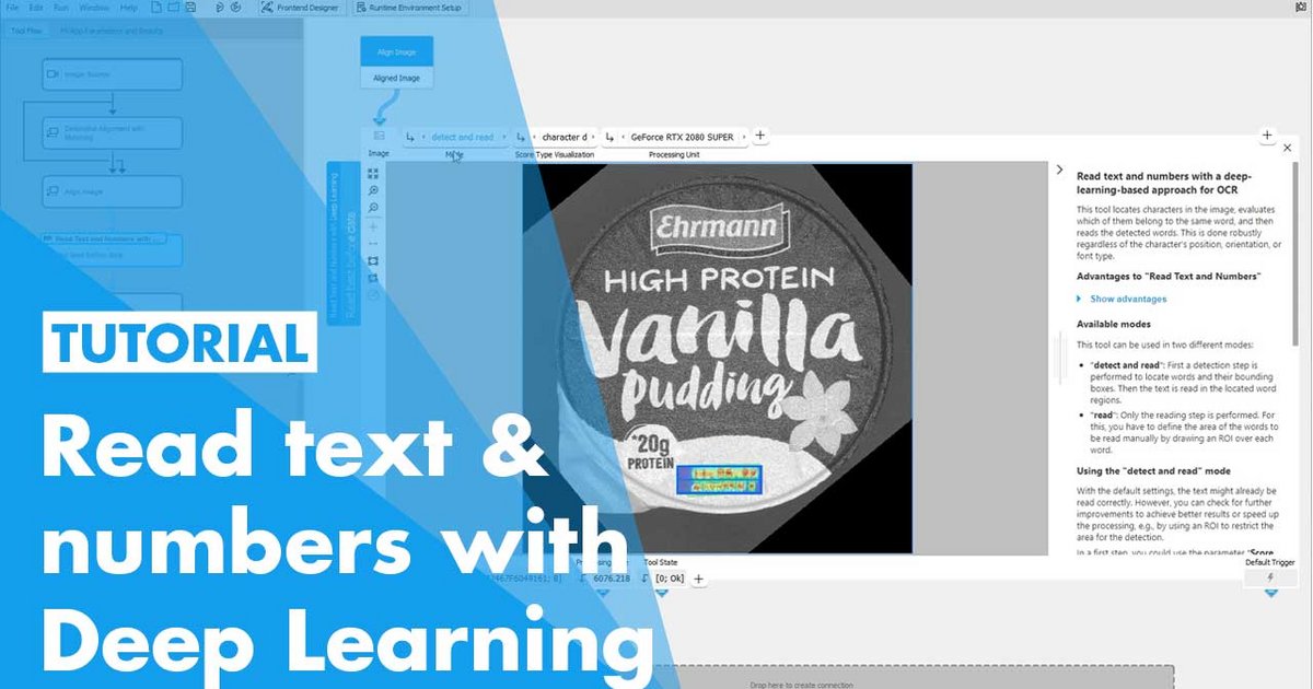 Merlic Deep Learning Deep OCR with MVTec MERLIC