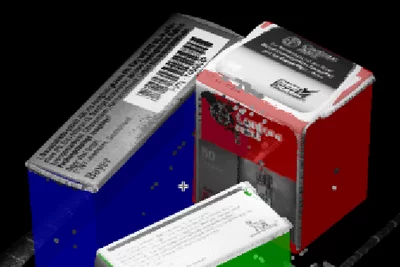 The generic box finder locates boxes of different sizes without the need of training.