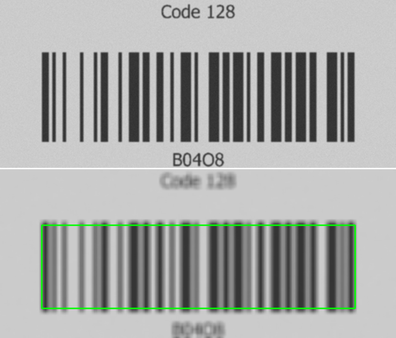 HALCON 21.11 Bar Code Reader for Code 128 